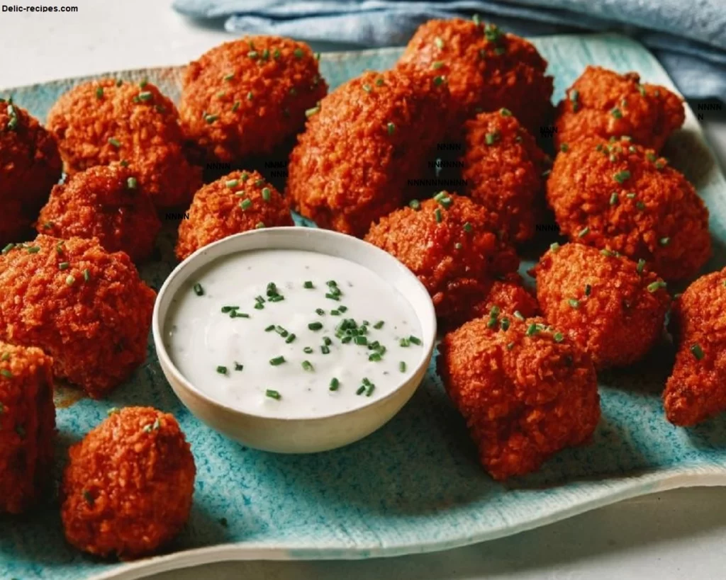 Air-Fryer-Buffalo-Cauliflower