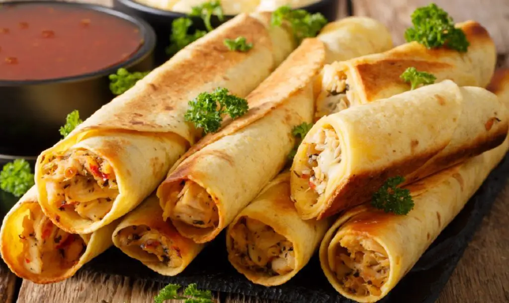 Baked Breakfast Taquitos