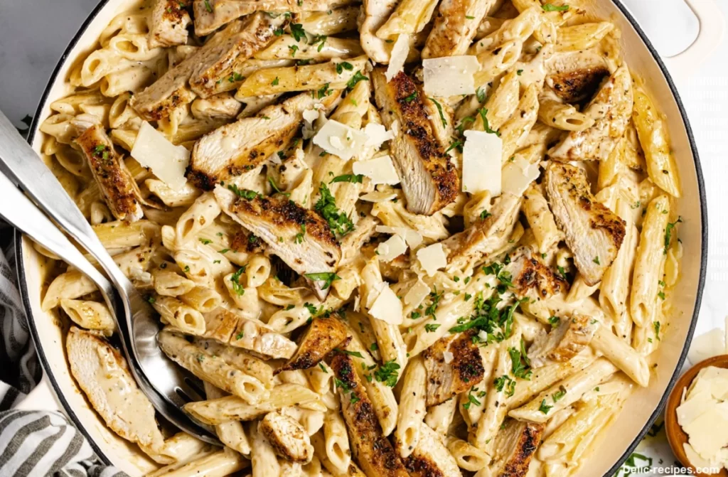 Garlic Parmesan Chicken Pasta