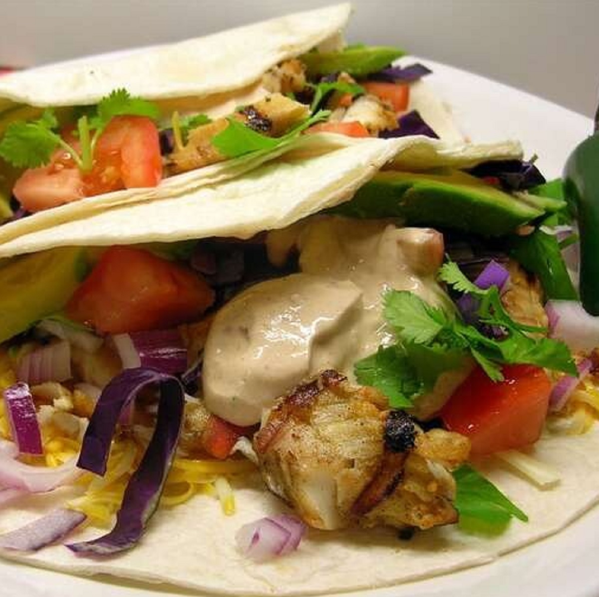 Grilled Fish Tacos with Chipotle